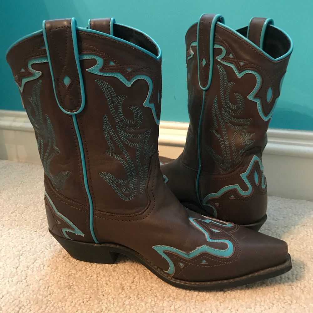 Turquoise Cowboy Boots